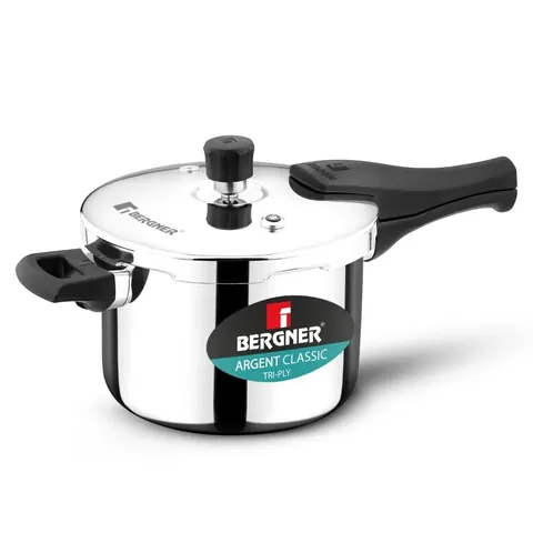 Bergner Argent Classic Triply Pressure Cooker — Pressure Cookers, Ramachandhraa Stores