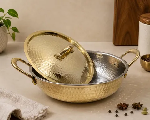 Brass Kadai — Brass Utensils, Ramachandhraa Stores
