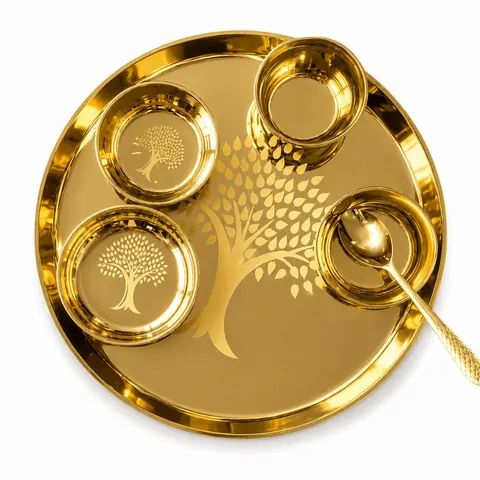 Kansa Thali — Kansa & Bronze Utensils, Ramachandhraa Stores