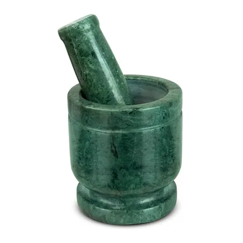 Marble Mortar & Pestle — Soapstone & Marble Cookware, Ramachandhraa Stores