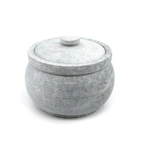 Soapstone Storage Jar — Soapstone & Marble Cookware, Ramachandhraa Stores