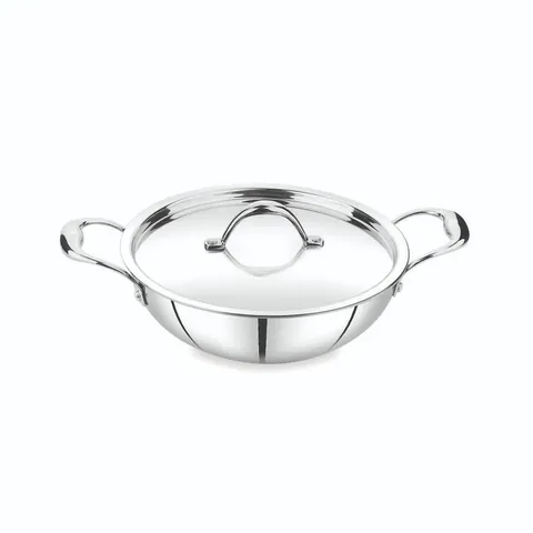 Triply Kadai with Lid — Triply Cookware, Ramachandhraa Stores