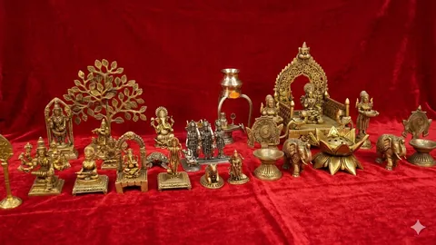Brass Idols at Ramachandhraa Stores